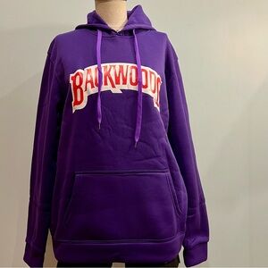 Backwoods Logo Purple Hoodie. Size XL. New without tags.